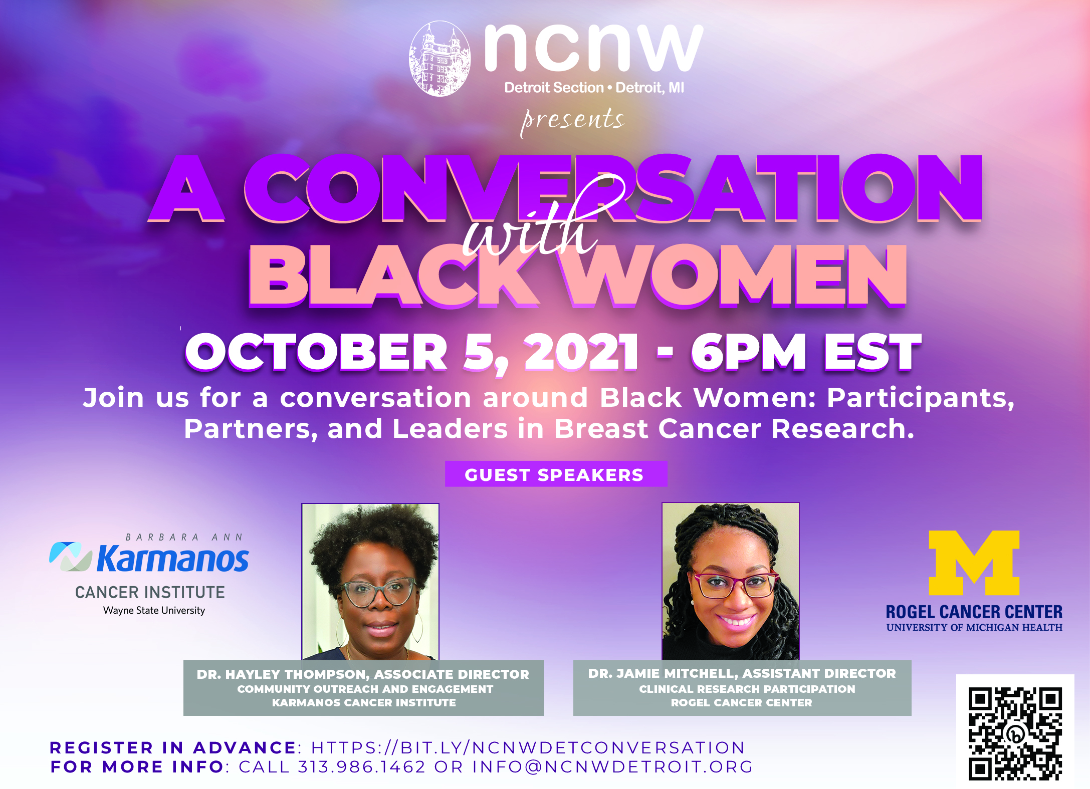 2021 DET NCNW Breast Cancer Awarness - A Conversation 2